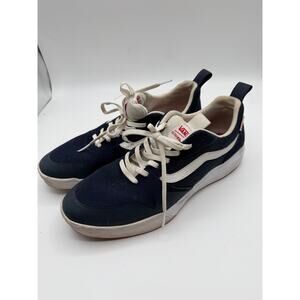 Vans UltraRange Pro Shoes Mens Size 10.5 Navy Blue White Skate Low Top